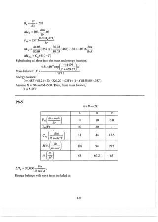 Resolução fogler 4ed.