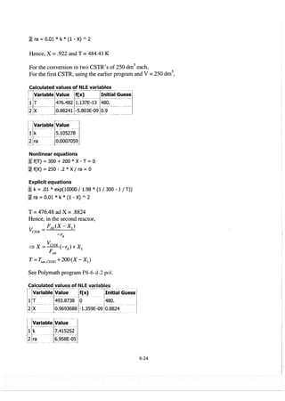 Resolução fogler 4ed.