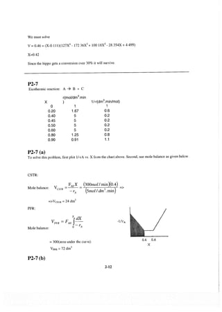 Resolução fogler 4ed.