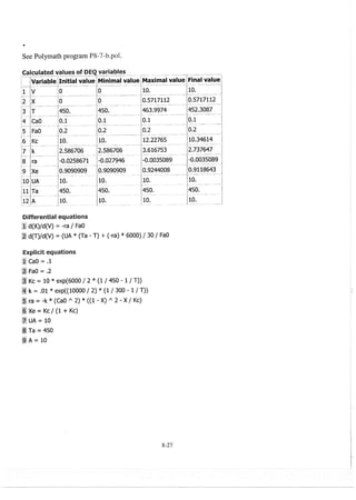 Resolução fogler 4ed.