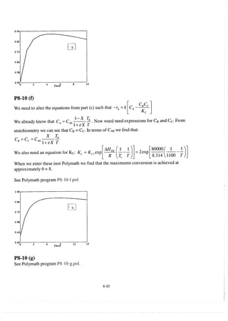 Resolução fogler 4ed.