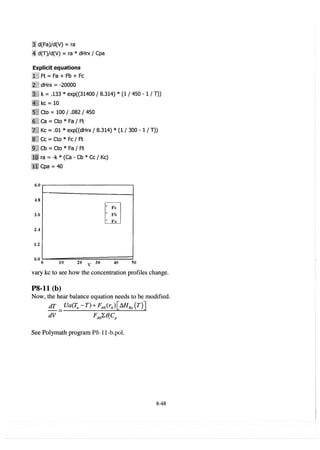 Resolução fogler 4ed.