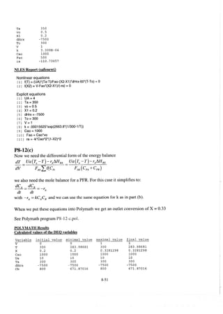 Resolução fogler 4ed.