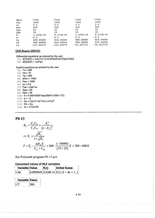Resolução fogler 4ed.