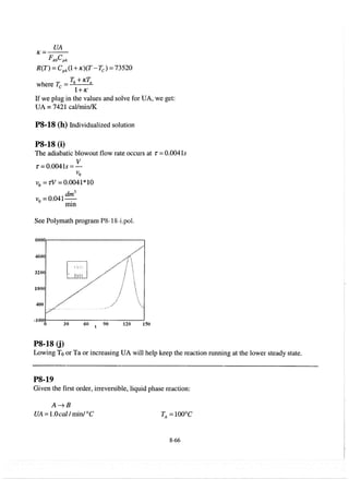 Resolução fogler 4ed.