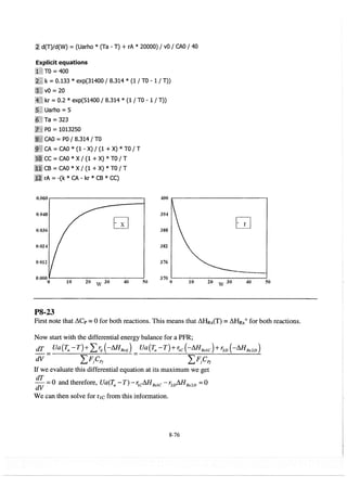 Resolução fogler 4ed.
