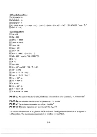 Resolução fogler 4ed.