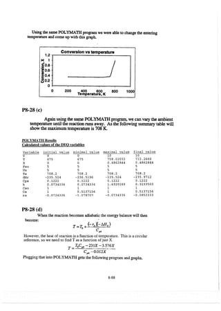 Resolução fogler 4ed.