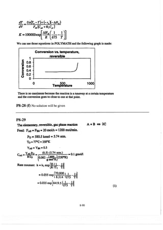 Resolução fogler 4ed.