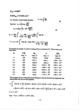 Resolução fogler 4ed.