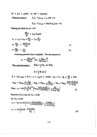 Resolução fogler 4ed.