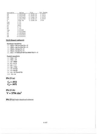 Resolução fogler 4ed.