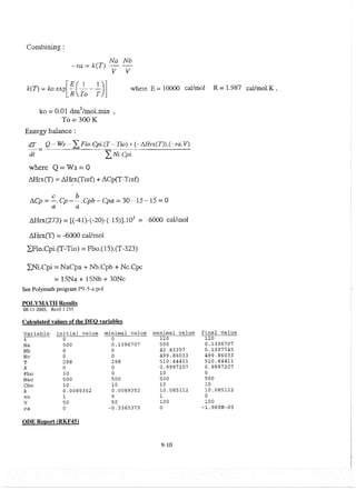 Resolução fogler 4ed.