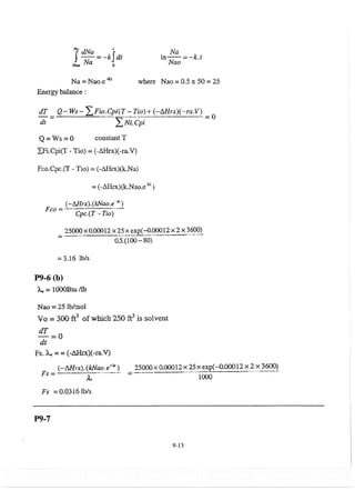 Resolução fogler 4ed.