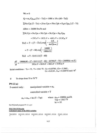 Resolução fogler 4ed.