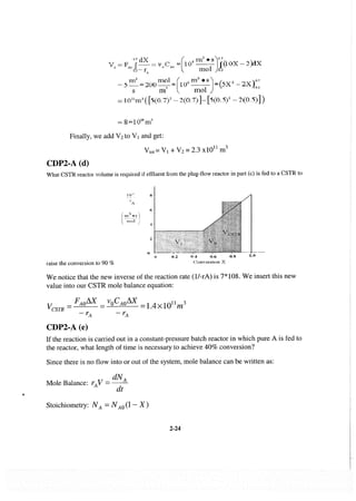 Resolução fogler 4ed.