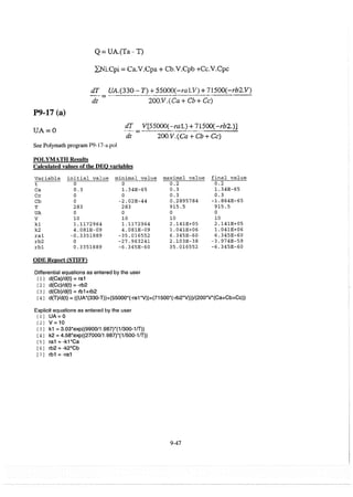 Resolução fogler 4ed.