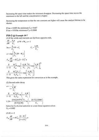 Resolução fogler 4ed.