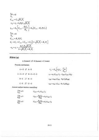 Resolução fogler 4ed.