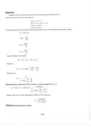 Resolução fogler 4ed.