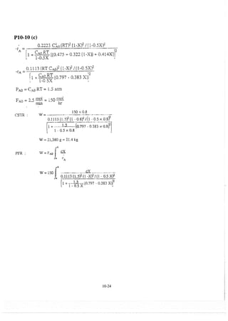Resolução fogler 4ed.