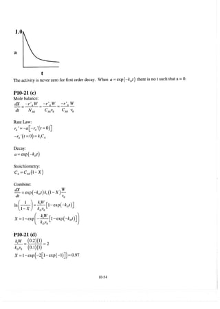 Resolução fogler 4ed.
