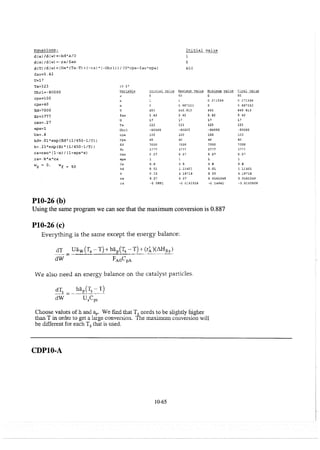 Resolução fogler 4ed.