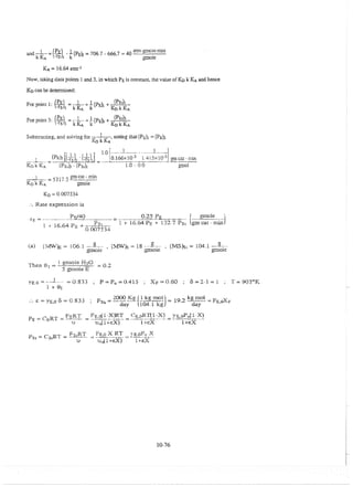 Resolução fogler 4ed.