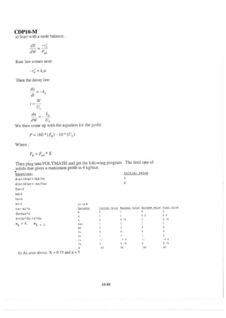 Resolução fogler 4ed.