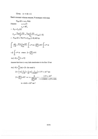 Resolução fogler 4ed.