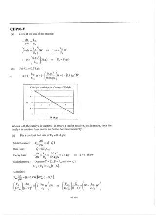 Resolução fogler 4ed.