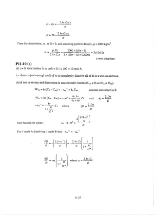 Resolução fogler 4ed.