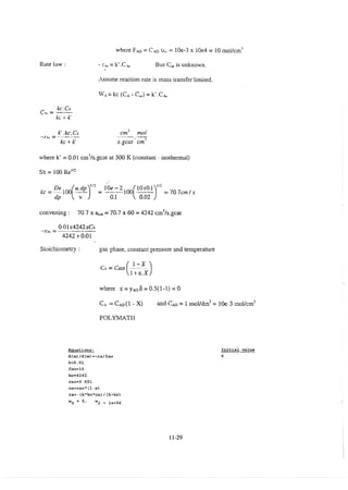 Resolução fogler 4ed.