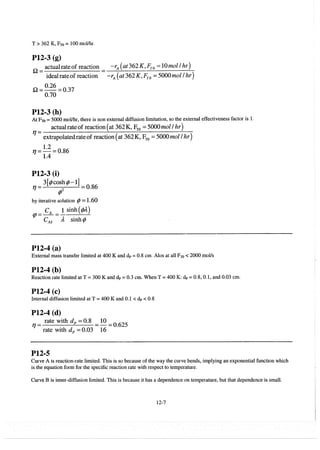 Resolução fogler 4ed.