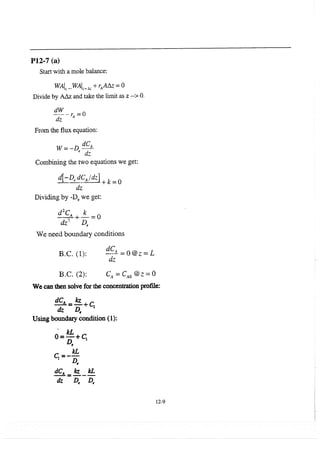 Resolução fogler 4ed.