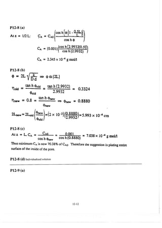 Resolução fogler 4ed.