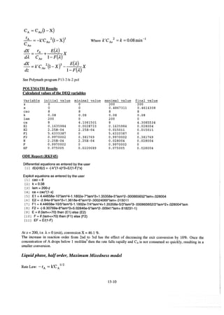 Resolução fogler 4ed.