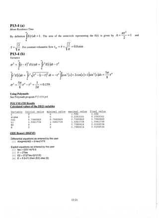 Resolução fogler 4ed.