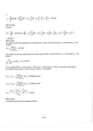 Resolução fogler 4ed.