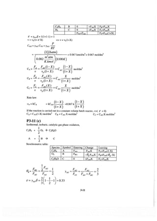Resolução fogler 4ed.