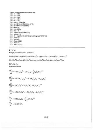 Resolução fogler 4ed.