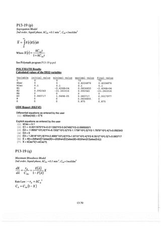 Resolução fogler 4ed.