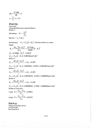 Resolução fogler 4ed.