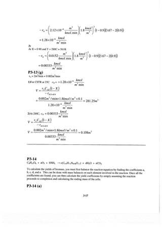 Resolução fogler 4ed.