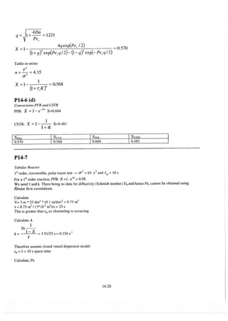 Resolução fogler 4ed.