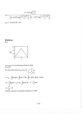 Resolução fogler 4ed.