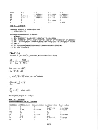 Resolução fogler 4ed.
