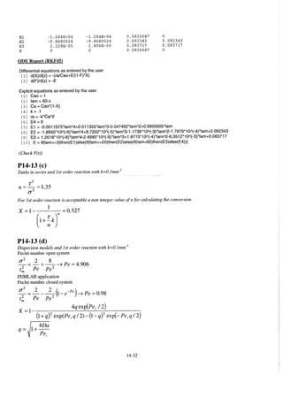 Resolução fogler 4ed.