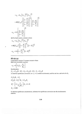 Resolução fogler 4ed.