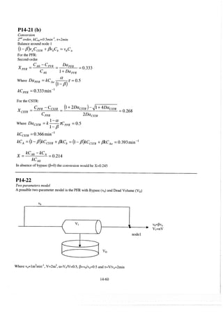 Resolução fogler 4ed.